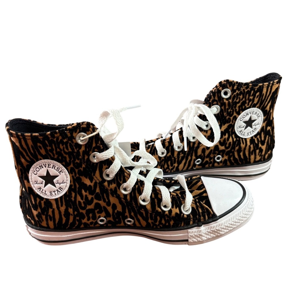Converse Chuck Taylor All Star Womens 6 Leopard Animal  Sneakers A17948F NIB